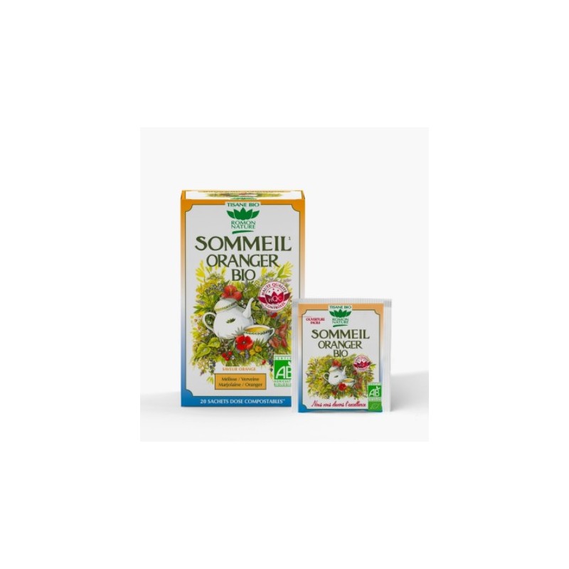 Infusion bio calme et sérénité saveur fleur d'oranger - Jardin BiO